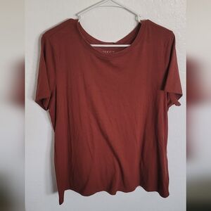 Torrid Red Relaxed Short Sleeve T-Shirt